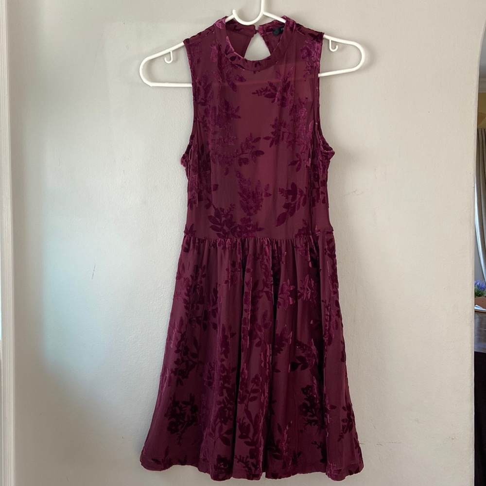 Brand New!! Forever 21 Maroon Skater Dress!!